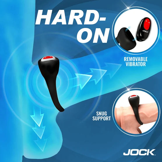 JOCK Enhancers Hard-On Vibrating Silicone C-Ring