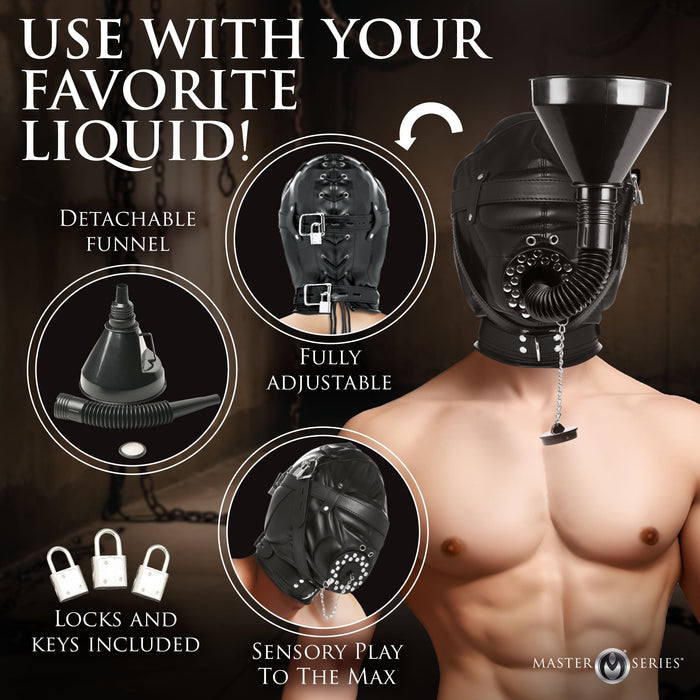 Master Series Degraded Sensory Deprivation Hood with Funnel