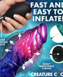 Creature Cocks Gorge Inflatable Silicone Dildo - Multicolor