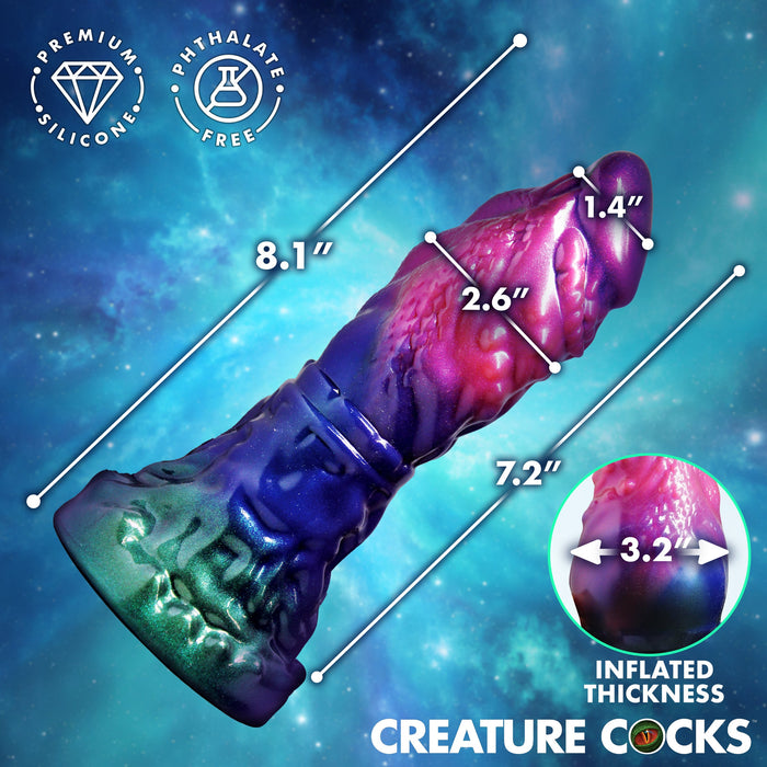 Creature Cocks Gorge Inflatable Silicone Dildo - Multicolor