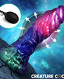 Creature Cocks Gorge Inflatable Silicone Dildo - Multicolor
