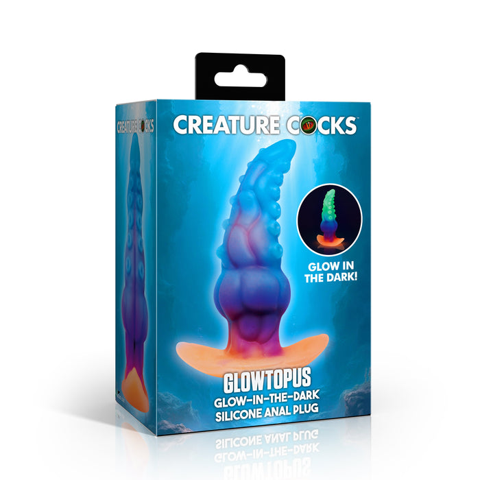 Creature Cocks Glowtopus Glow-in-the-Dark Silicone Anal Plug