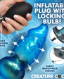 Creature Cocks Blizzard Inflatable Silicone Anal Plug - Blue