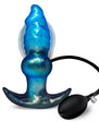 Creature Cocks Blizzard Inflatable Silicone Anal Plug - Blue