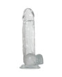 Adam & Eve Crystal Clear 8 in. Dildo