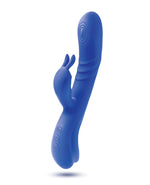 Blush Collection Harper Rechargeable Silicone Rabbit Vibrator - Midnight Blue