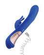 Blush Collection Harper Rechargeable Silicone Rabbit Vibrator - Midnight Blue