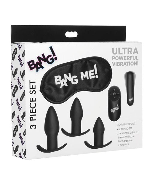 Bang! Backdoor Adventure - Rechargeable Silicone Butt Plug Kit