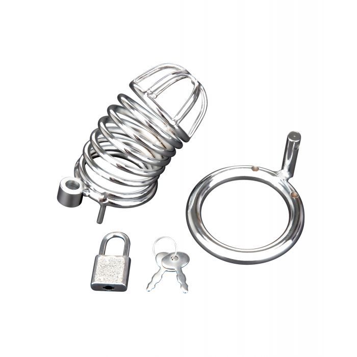 Blue Line Deluxe Chastity Cage