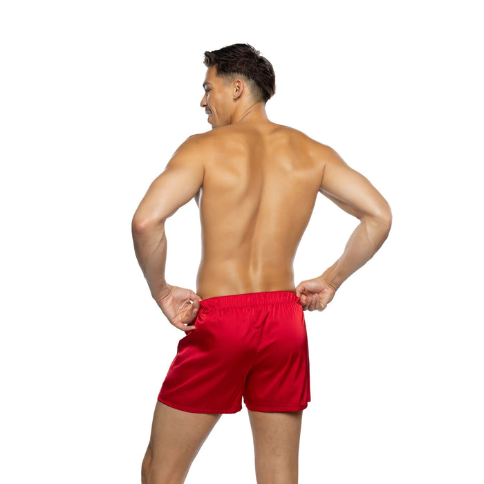 Playboy Burnout Bunny Boxer Briefs Red/Black