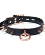 Punishment Spiked Choker - Rose Gold