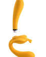Monarch Silicone Rechargeable Triple Strapless Strap-On - Yellow