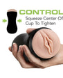 BL M for Men Soft & Wet Pussy w/ Pleasure Ridges Stroker Beige