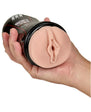 BL M for Men Soft & Wet Pussy w/ Pleasure Ridges & Orbs Stroker Beige