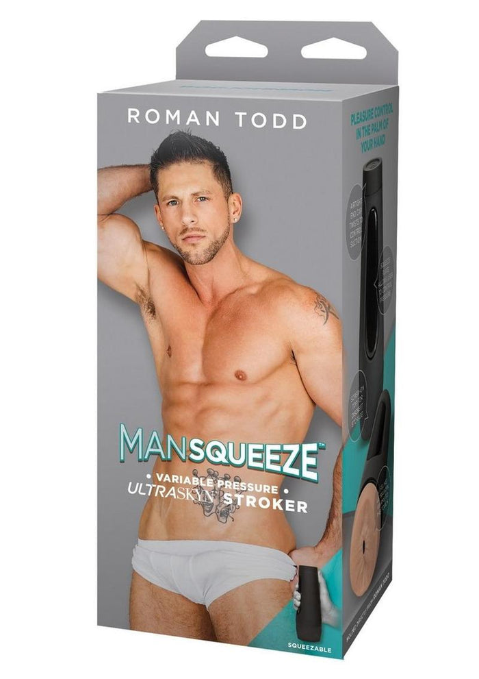 Doc Johnson Man Squeeze Roman Todd Ultraskyn Masturbator - Butt - Vanilla