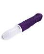 Plum Thrust Rechargeable Silicone Dildo - Purple/White