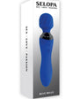 Blue Belle Dual End Vibrating Wand - Blue