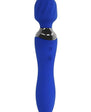 Blue Belle Dual End Vibrating Wand - Blue