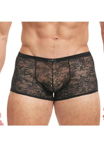 Lace King Lace Boxers - Black