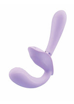 Bodywand I.D. Petal Rechargeable Silicone Strapless Strap-On - Lilac