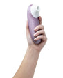 Womanizer Pro Rechargeable Silicone Air Pulse Clitoral Vibrator - Lavender/White