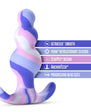 Avant Twilight Silicone Anal Plug Blue