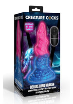 Creature cocks Deluxe Lord Kraken Vibrating Glowing Dildo