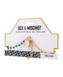 Sex & Mischief Indica Crystal Day Collar - Green/Gold