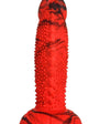 Creature Cocks Gojira Silicone Dildo - Red/Black