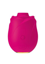 Womanizer Rose Rechargeable Silicone Air Pulse Clitoral Vibrator - Pink/Gold