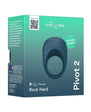 We-Vibe Pivot 2 Rechargeable Silicone Vibrating Cock Ring - Slate