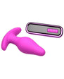 Bang! Vibrating Rechargeable Butt Plug w/ Digital Remote Purple