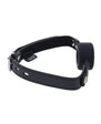 Edge Silicone Ring Gag - Black/Silver