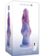 Gender X Imaginary Friend Rechargeable Silicone Vibrating Dildo with Remote - Multicolor