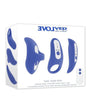 Take Your Pick Rechargeable Silicone Bullet Set with Remote - Blue/White