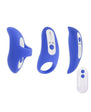 Take Your Pick Rechargeable Silicone Bullet Set with Remote - Blue/White