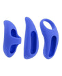 Take Your Pick Rechargeable Silicone Bullet Set with Remote - Blue/White