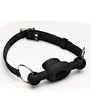 Master Series Forced Silicone Feeding Gag - Black