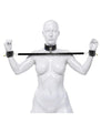 Master Series Dominion Bar with Collar & Restraints - Black/Silver