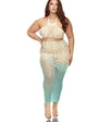Lapdance Lingerie Green Goddess (2 Piece Set) - Queen Size