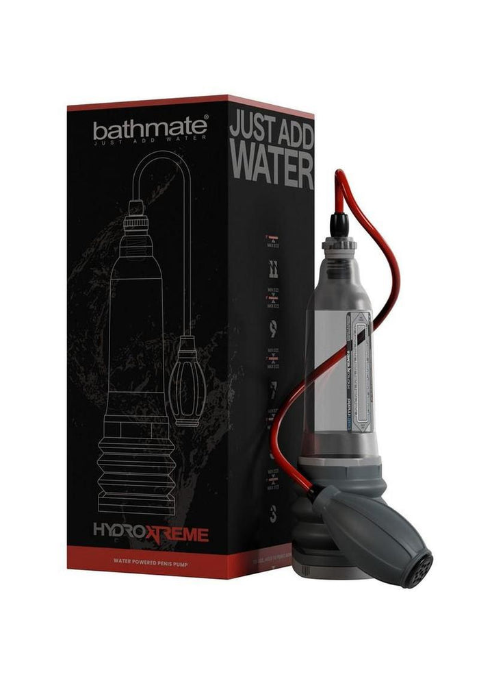 Bathmate HydroXtreme6 Penis Pump Only - Clear/Gray