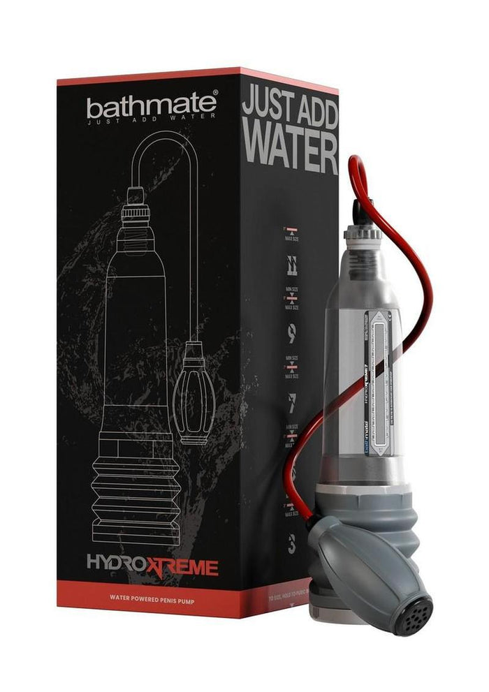 Bathmate HydroXtreme7 Penis Pump Only - Clear/Gray