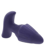 Starburst Rechargeable Silicone Expandable Anal Plug with Remote - Purple