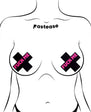 Pastease Fuck Me Crosses Black/Pink