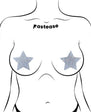 Pastease Crystal Sparkling Star Pasties Silver