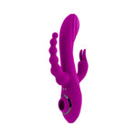 Evolved Fourgasm Triple Stim Vibe w/ Suction Purple