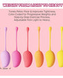 Honey Play Box Mango Tropical Weighted Kegel Ball 6-Piece Exercise Set Assorted Color