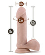 Au Naturel Sensa Feel Dildo with Suction Cup - 8in