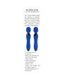 Blue Belle Dual End Vibrating Wand - Blue