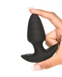 Rotating Vibrating Butt Plug w/ Remote Blk